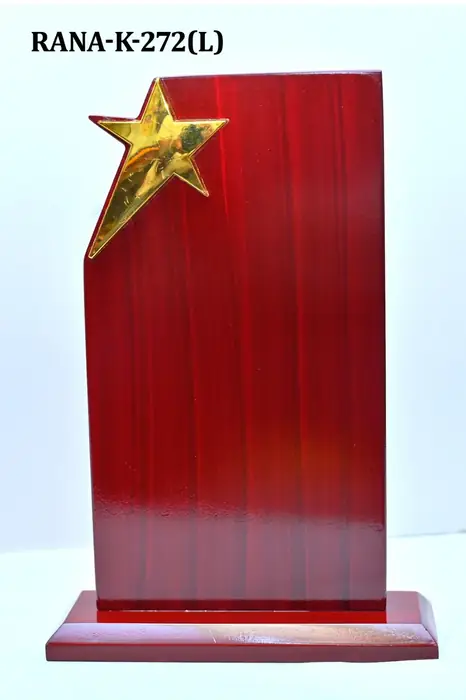 Premium wooden recognition plaque